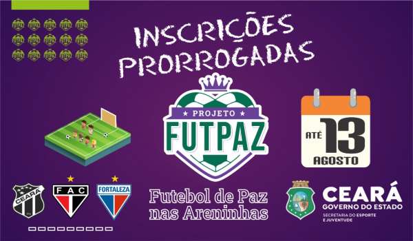 Sejuv prorroga prazo de pré-inscrições para o projeto Futpaz