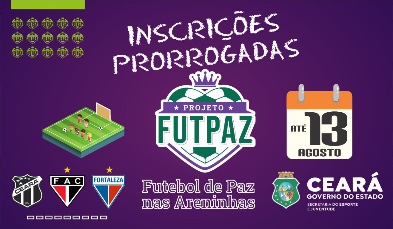 Sejuv prorroga prazo de pré-inscrições para o projeto Futpaz