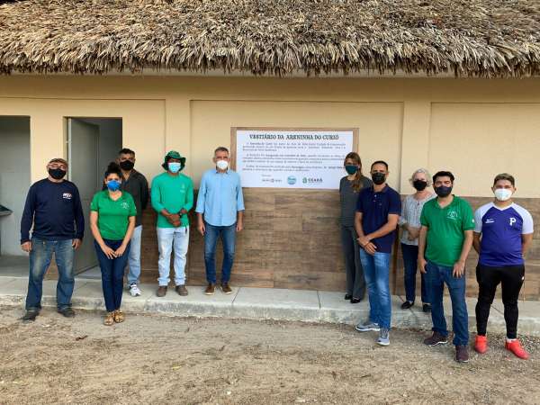 Vestiário é inaugurado na Areninha do Curió