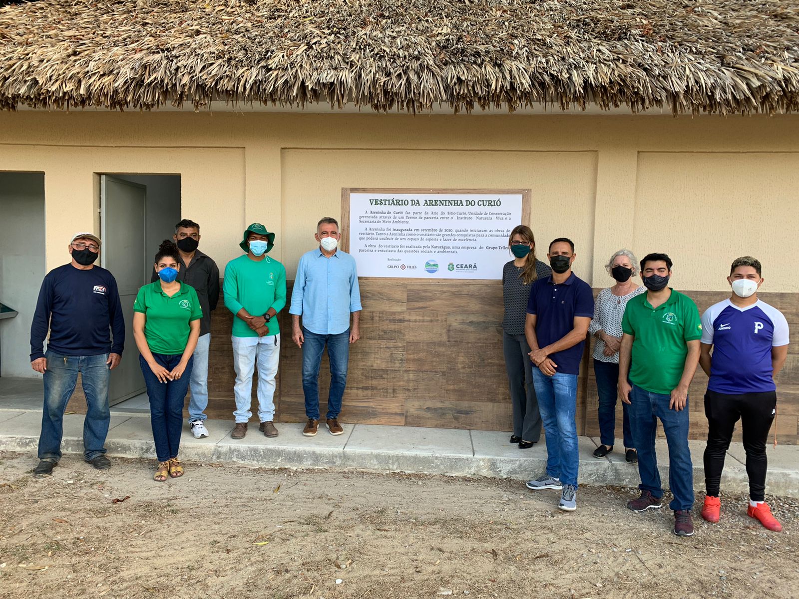 Vestiário é inaugurado na Areninha do Curió
