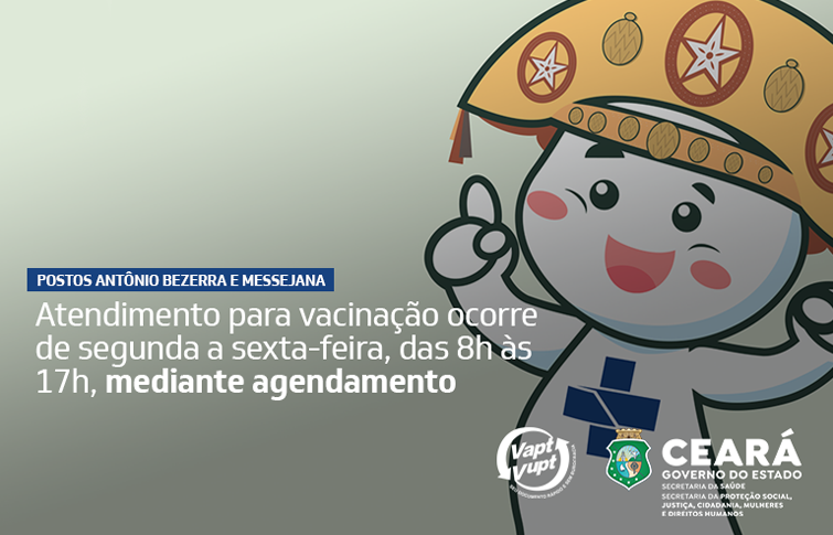 Vapt Vupts retomam vacinação do Calendário Nacional nesta segunda-feira (30)