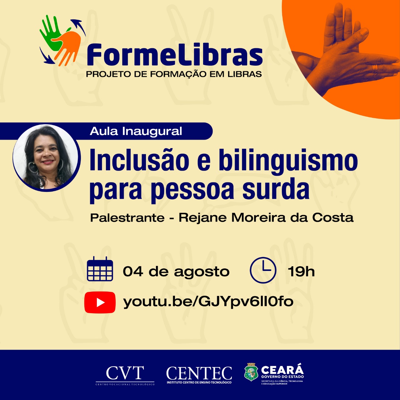 Centec realiza aula inaugural do curso de Libras para profissionais de 20 municípios
