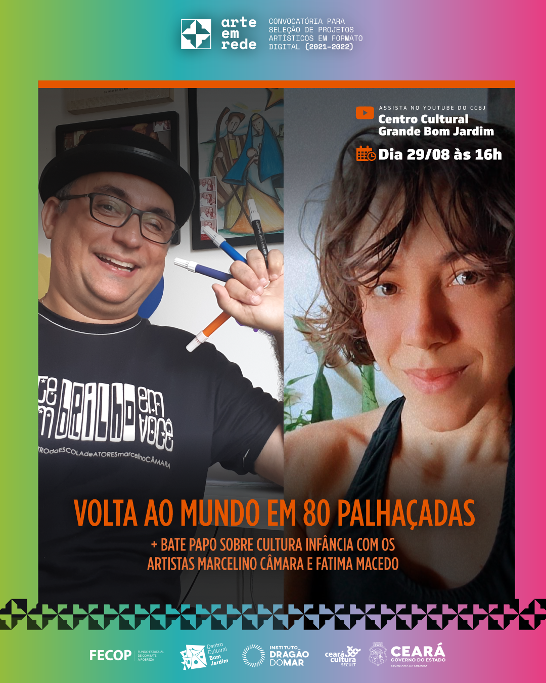 Arte em Rede e Zona de Criação estreiam na programação do CCBJ