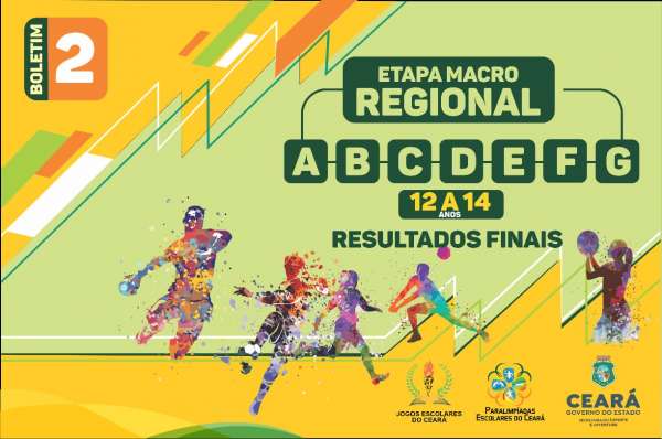 Sejuv divulga boletim nº 02 dos Jogos Escolares referente ao resultado da etapa macrorregional