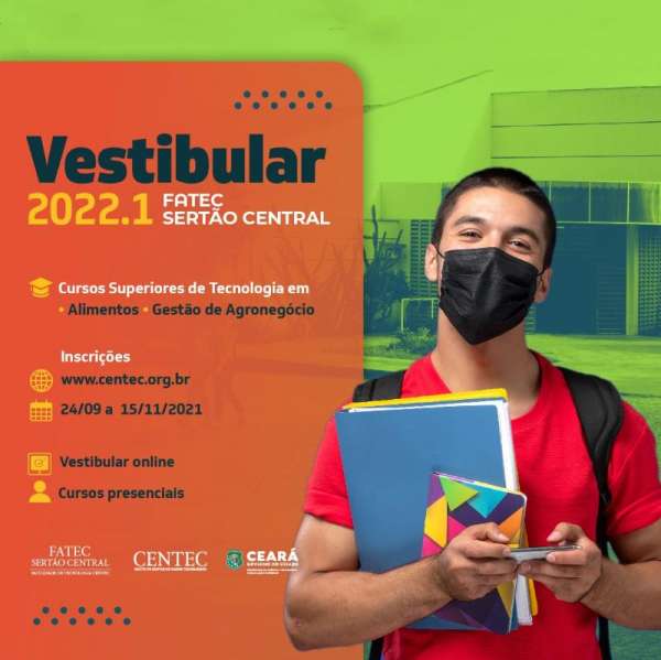 Centec oferta 270 vagas em cursos superiores gratuitos em Quixeramobim e Juazeiro do Norte
