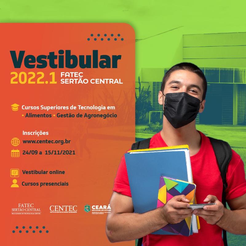 Centec oferta 270 vagas em cursos superiores gratuitos em Quixeramobim e Juazeiro do Norte
