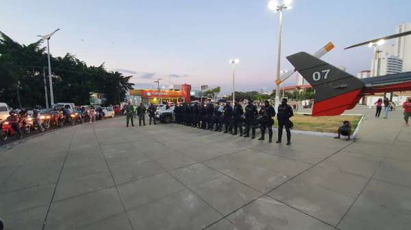 PMCE e Ciopaer realizam operação com foco no combate aos crimes em Juazeiro do Norte