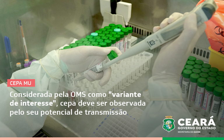 Casos de variante Delta no Ceará chegam a 122; Cepa Mu, da Colômbia, é identificada em duas viajantes