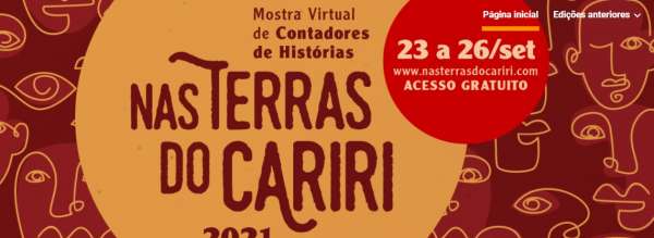 VI Mostra Nacional de Narradores nas Terras do Cariri será nesta quinta-feira (23)