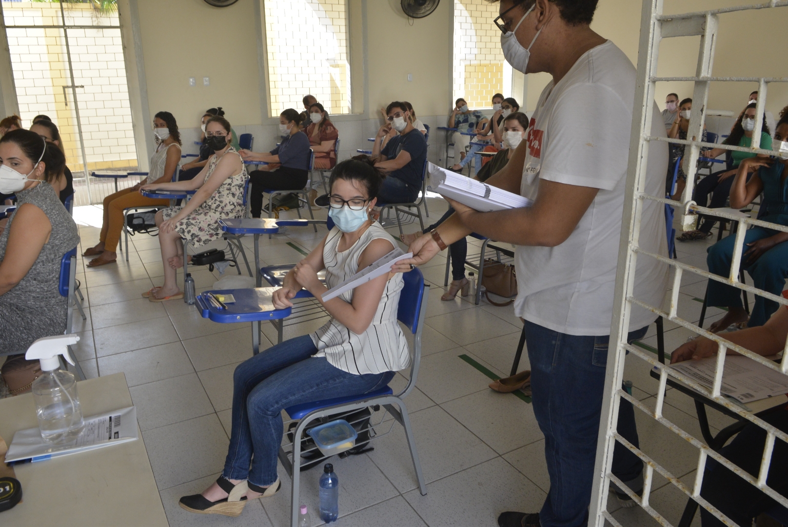 Quase 116 mil pessoas fizeram o concurso da Funsaúde; gabaritos preliminares estão disponíveis