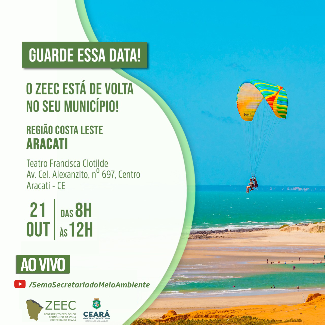 Aracati sediará a quarta etapa do ZEEC nesta quinta-feira (21),