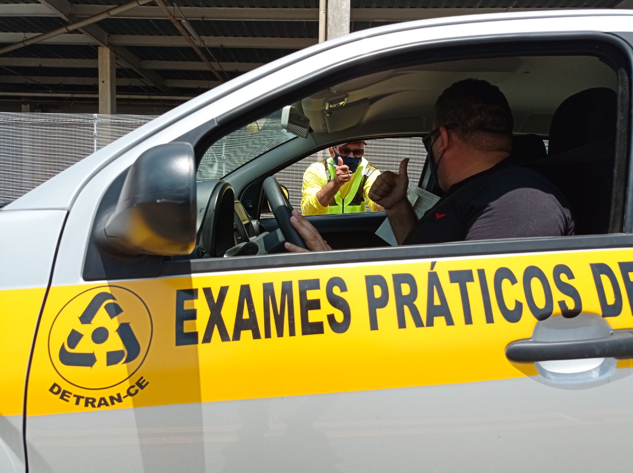 Detran-CE prorroga mutirão de exames práticos no estacionamento da Arena Castelão