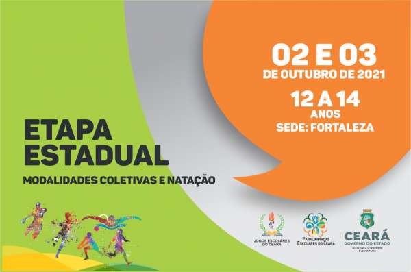 Fase estadual dos Jogos Escolares do Ceará será realizada neste fim de semana