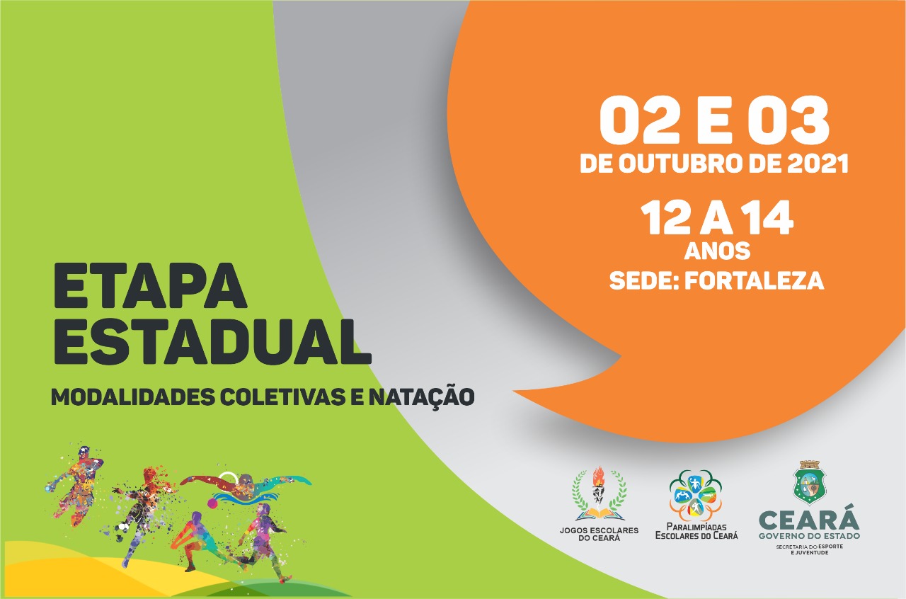 Fase estadual dos Jogos Escolares do Ceará será realizada neste fim de semana