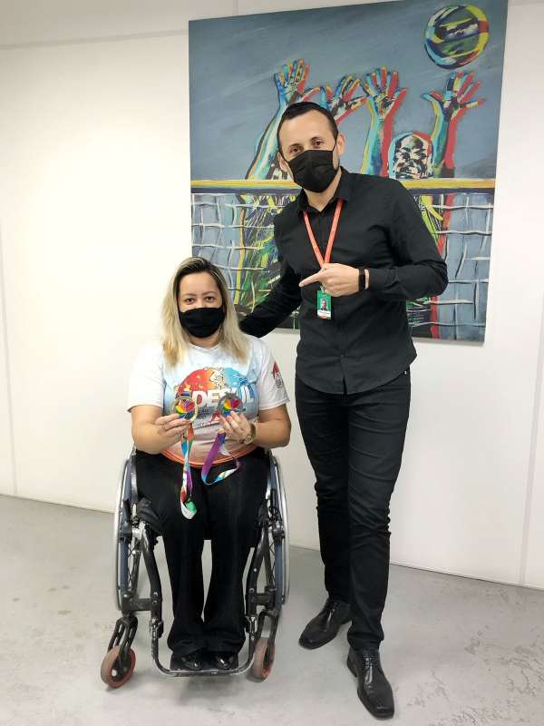 Paratletas contemplados com passagens aéreas para Jogos Universitários, em São Paulo, agradecem apoio da Sejuv