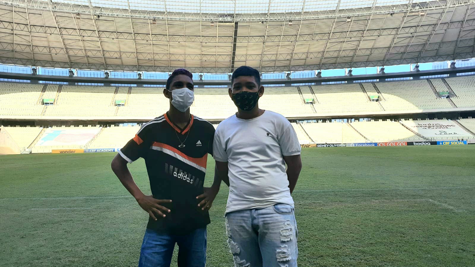 Arena Castelão recebe crianças do projeto Rio Maranguapinho