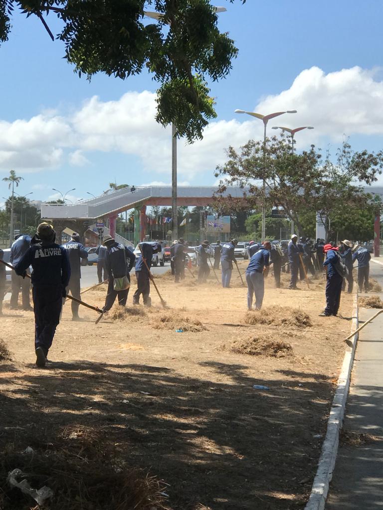 Egressos realizam limpeza de rodovias estaduais através do projeto Estrada Livre