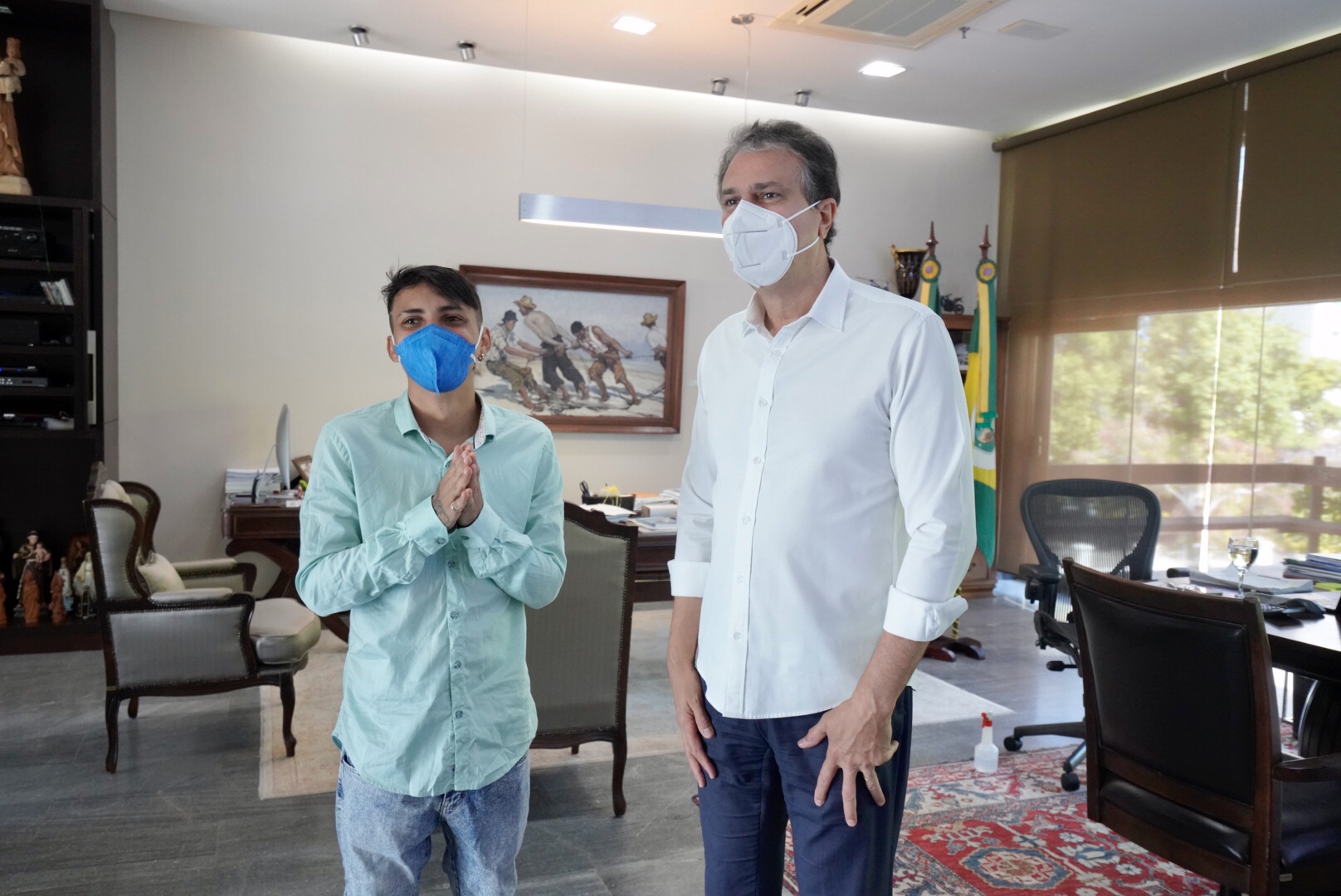 Governo do Ceará inicia projeto Jovem Gestor com a visita de Léo Suricate