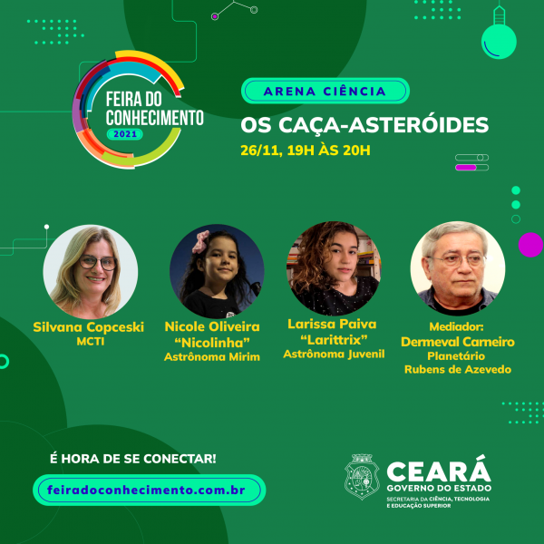 FdC Digital: Caçadoras de asteroides vão revelar o encanto e os desafios da Astronomia