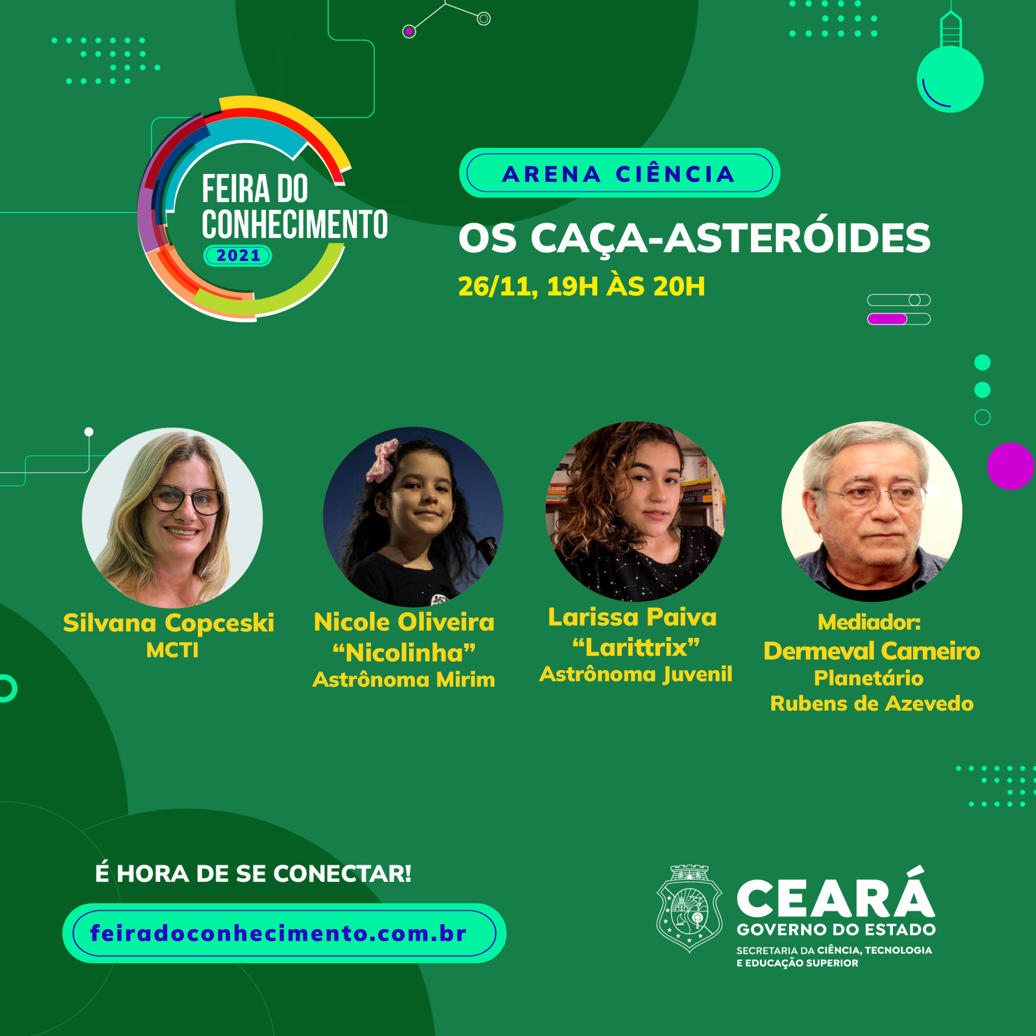 FdC Digital: Caçadoras de asteroides vão revelar o encanto e os desafios da Astronomia