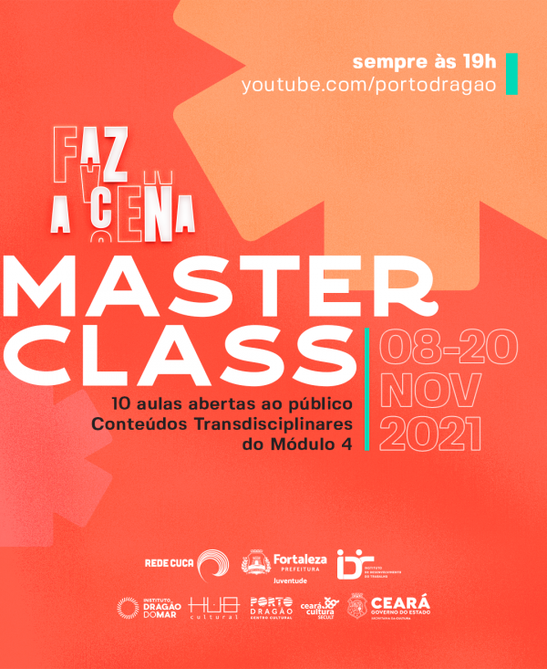 Hub Cultural do Ceará realiza masterclasses para as áreas técnicas da cultura