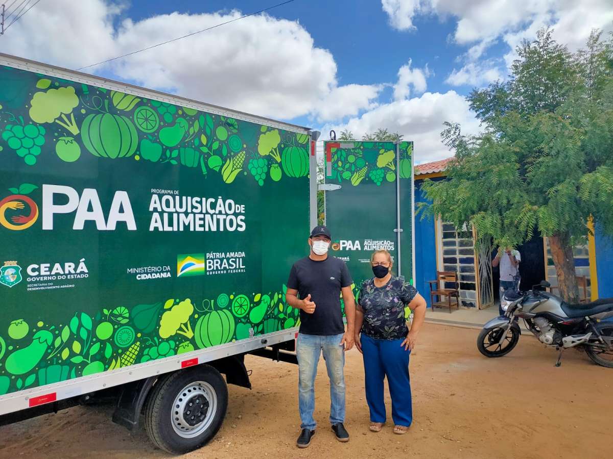 Novo caminhão do PAA Alimentos passa a transportar doações em Alto Santo dentro das normas sanitárias