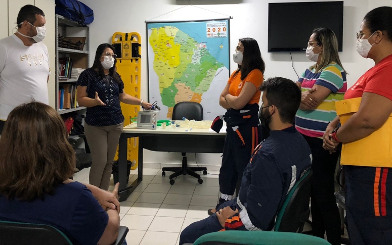 Bases do Samu das regiões Metropolitana e Norte recebem seis ventiladores mecânicos para qualificar atendimento