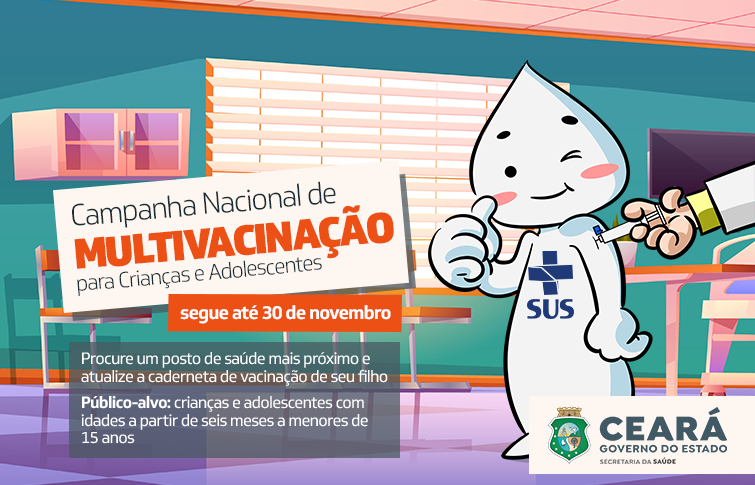 Multivacinação: mais de 314 mil doses já foram aplicadas no Ceará; campanha é prorrogada até 30 de novembro