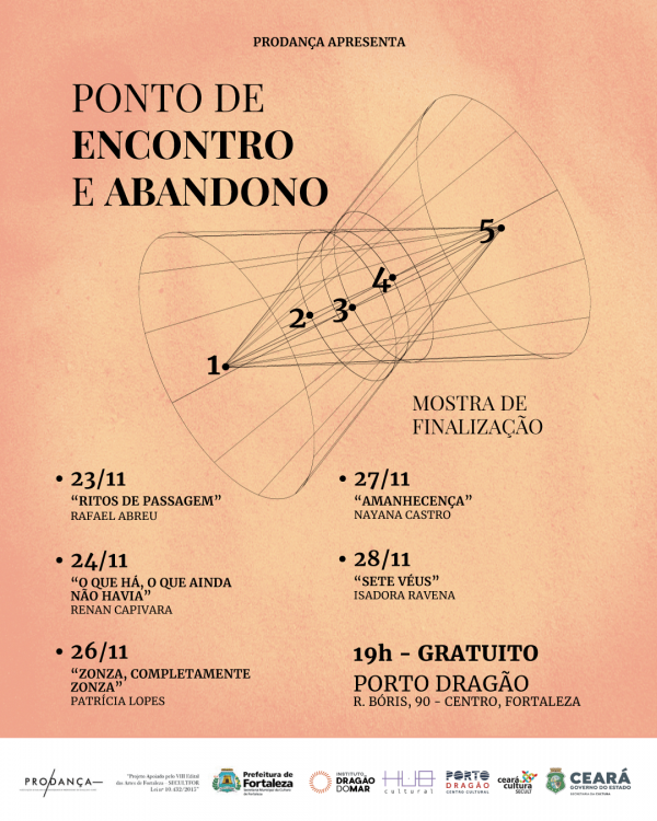 Porto Dragão recebe mostra de dança “Ponto de Encontro e Abandono” entre 23 e 28 de novembro