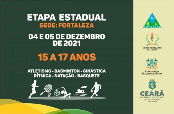 Sejuv realiza etapa estadual dos Jogos Escolares na categoria 15 a 17 anos, neste final de semana