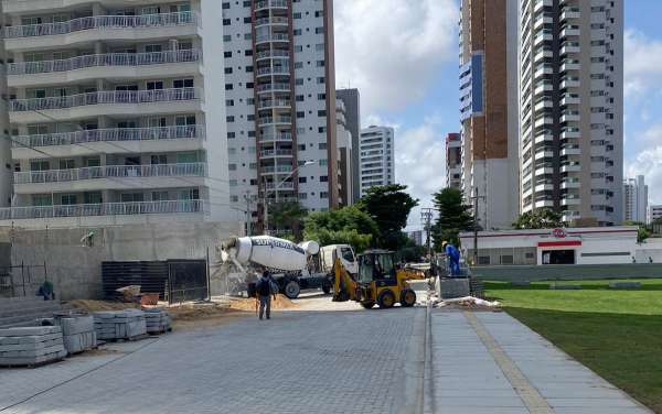 Em fase de conclusão de obras, cruzamento da rua Tenente Benévolo com Silva Paulet é interditado