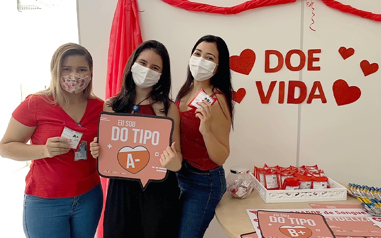 Campanha incentiva doação de sangue no Hospital Estadual Leonardo Da Vinci