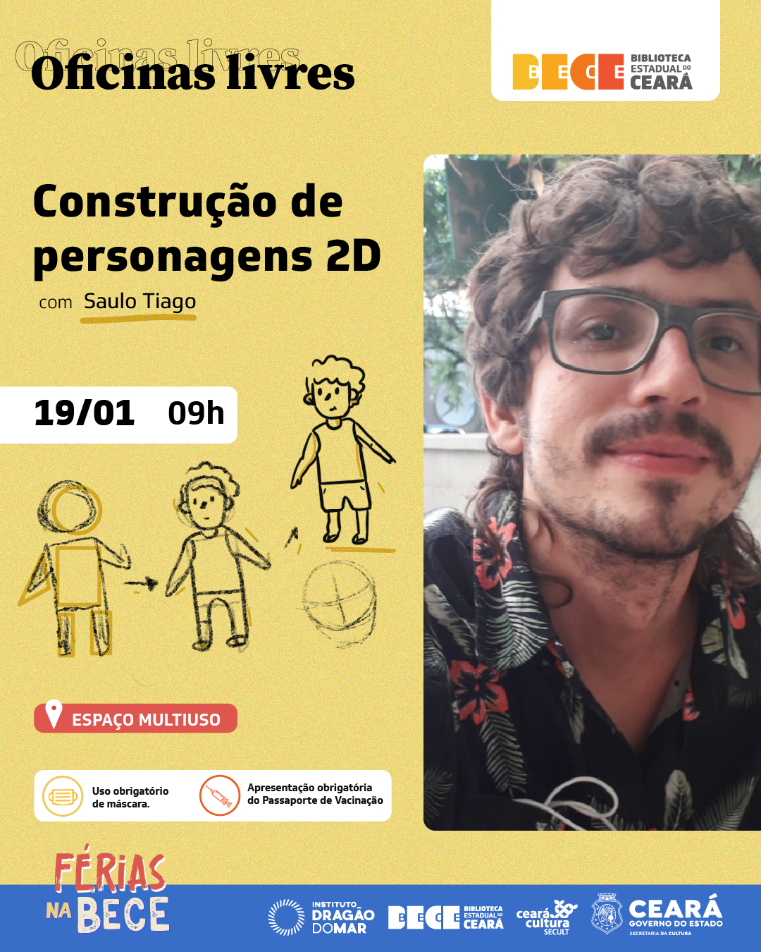 Biblioteca Pública Estadual do Ceará abre inscrições para oficinas gratuitas