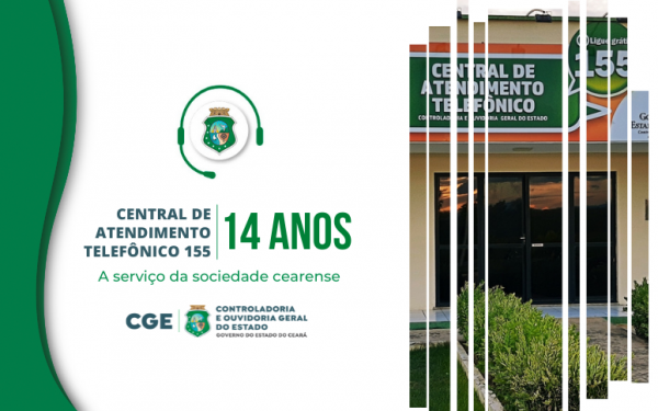 Central de Atendimento Telefônico 155 completa 14 anos de atividades