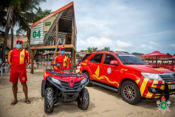 CBMCE resgata 23 vítimas de afogamento durante ações em praias no Ceará