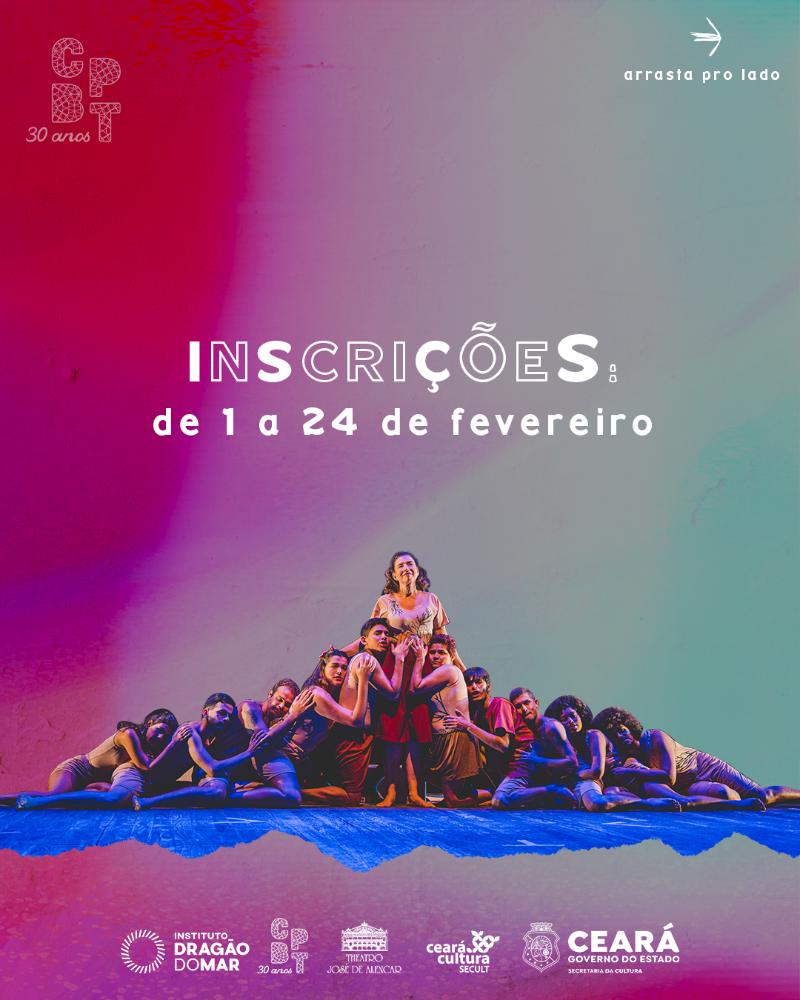 Theatro José de Alencar abre inscrições para novas turmas do Curso Princípios Básicos de Teatro (CPBT)