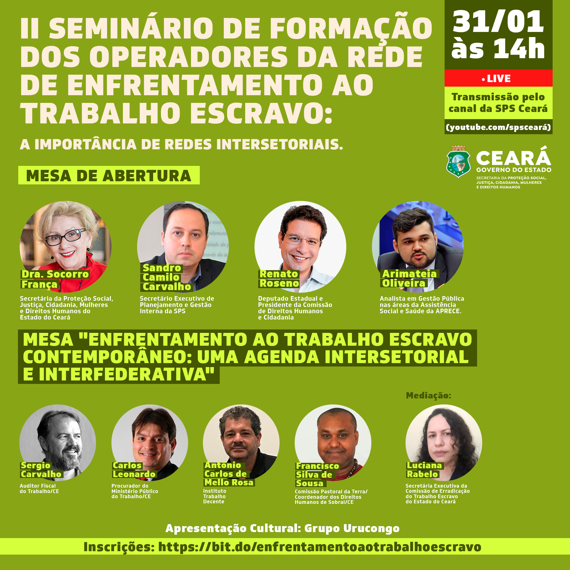 SPS promove o II Seminário sobre Enfrentamento ao Trabalho Escravo