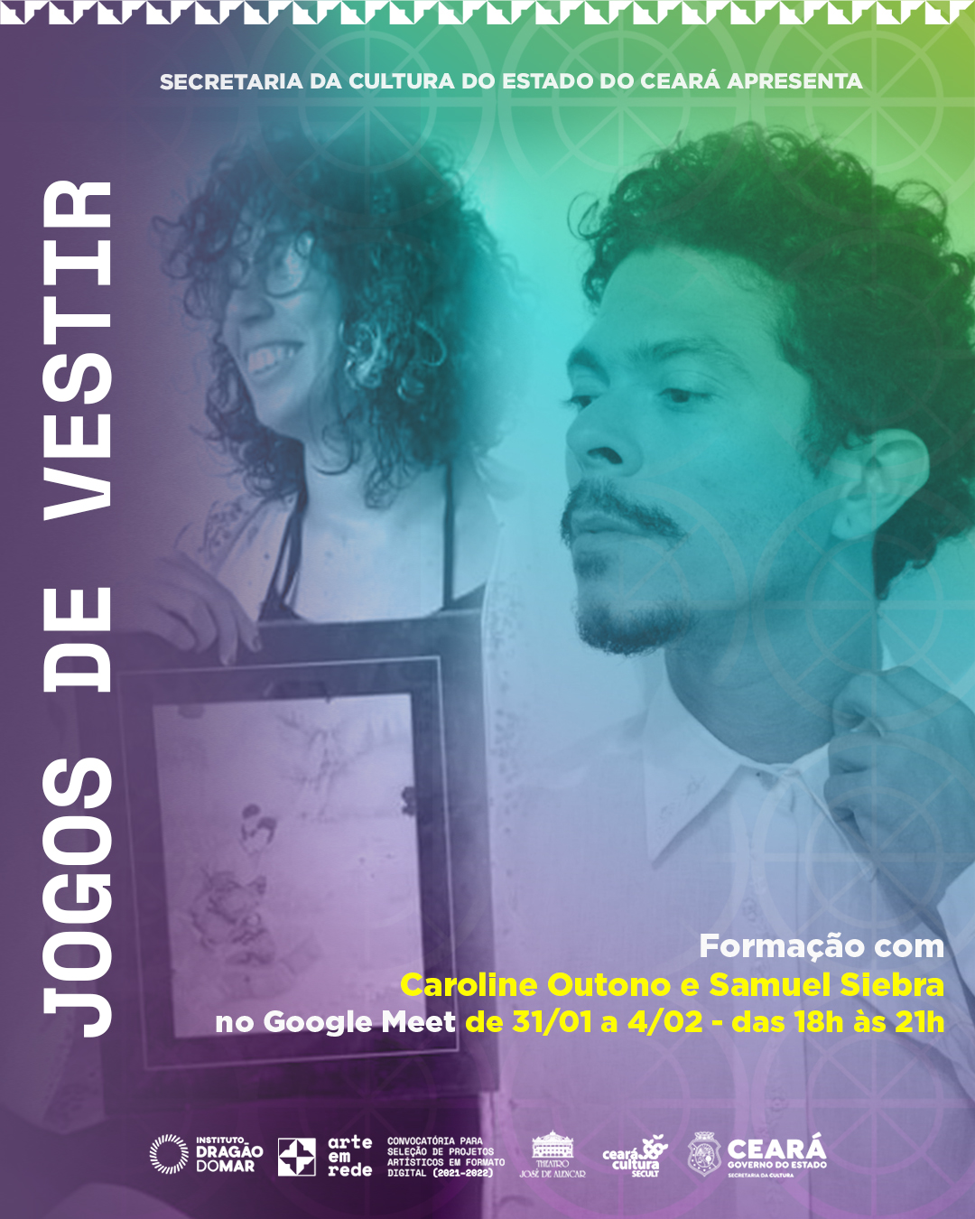 Arte em Rede abre inscrições para a oficina “Jogos de Vestir”, ministrada por Caroline Outono e Samuel Siebr