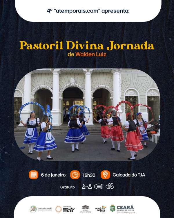 “atemporais.com”: Quarta edição do programa encerra ciclo natalino na calçada do Theatro José de Alencar