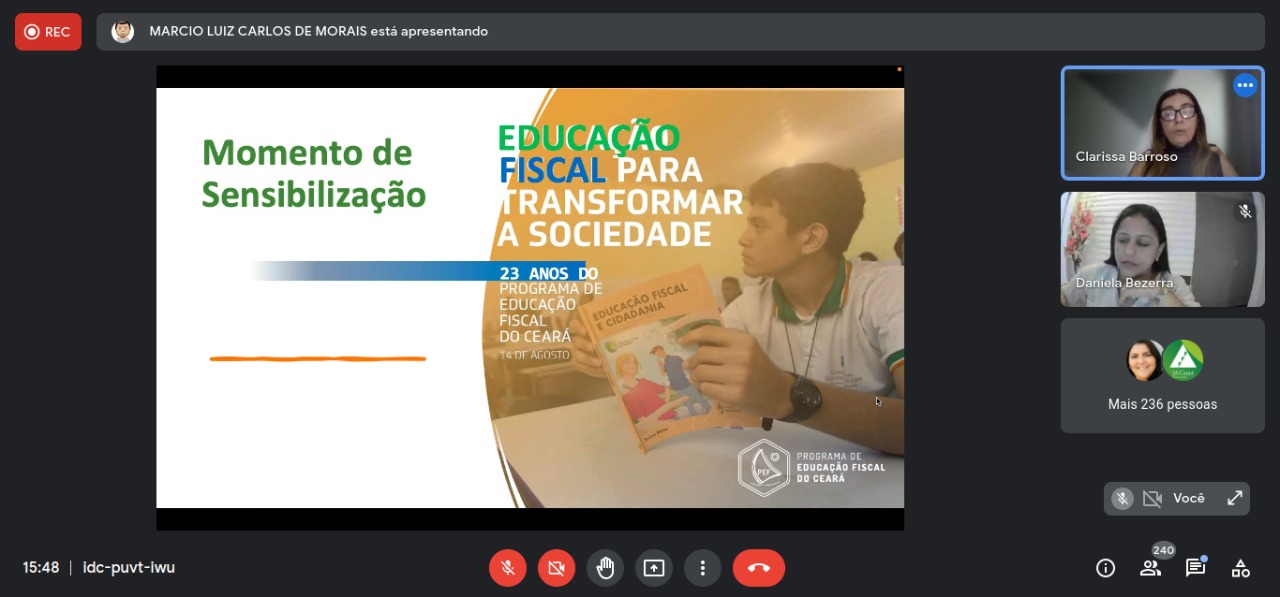 Educação Fiscal é destaque em Seminário das Novas  Escolas de Ensino Médio em Tempo Integral