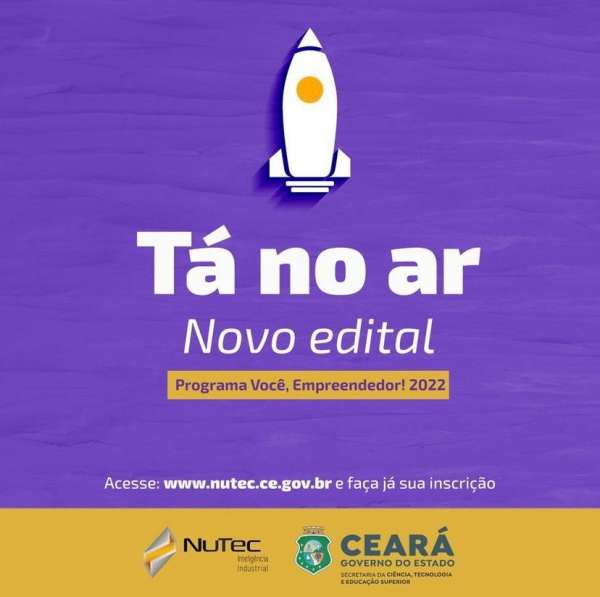 Inscrições para programa de incubação “Você, empreendedor!” acabam nesta segunda-feira (10)