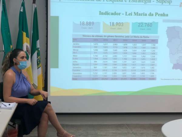 Supesp apresenta à SSPDS dados de ações das vinculadas para o combate à violência contra a mulher