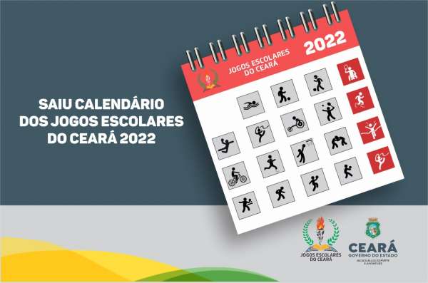 Sejuv divulga calendário dos Jogos Escolares do Ceará 2022