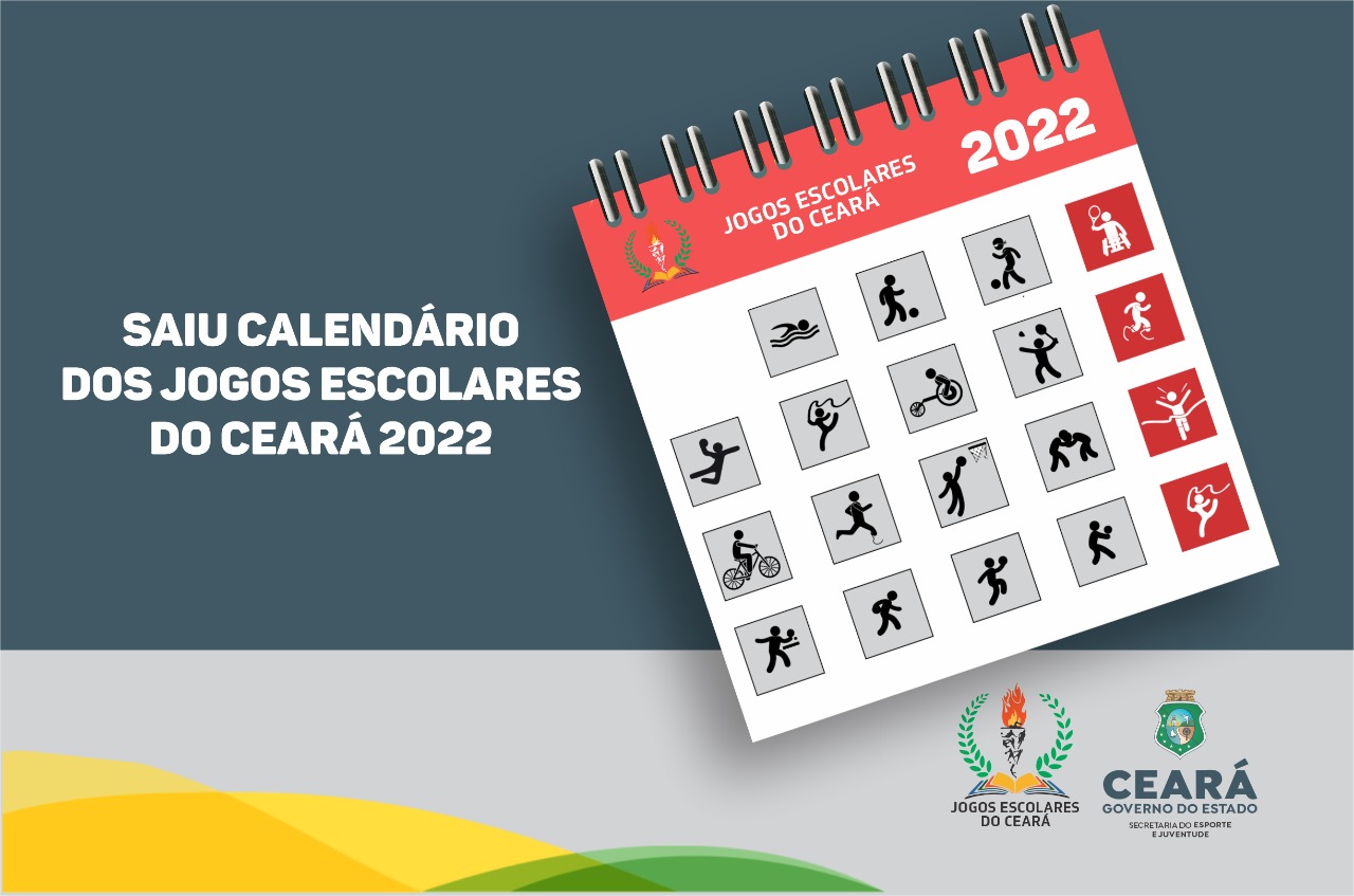 Sejuv divulga calendário dos Jogos Escolares do Ceará 2022