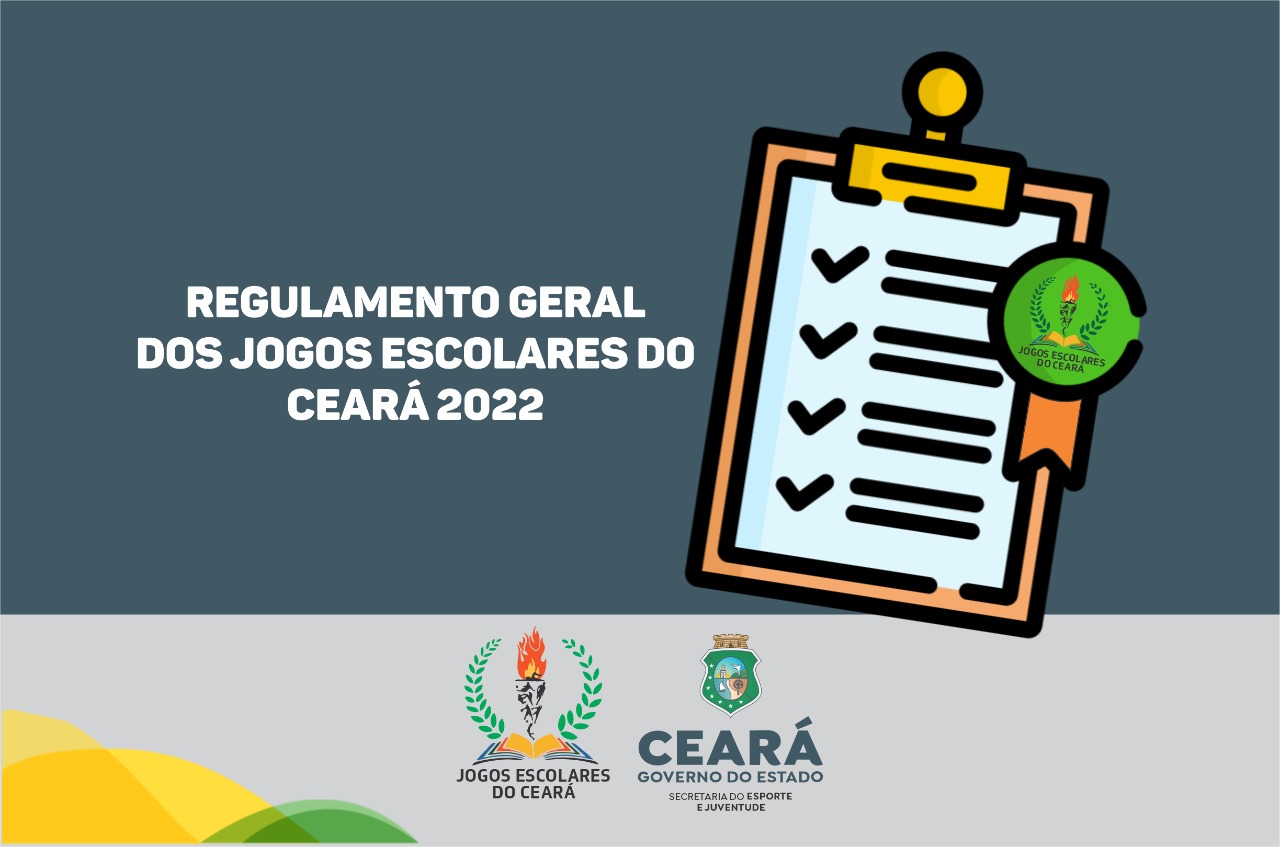 Sejuv divulga regulamento geral dos Jogos Escolares do Ceará de 2022