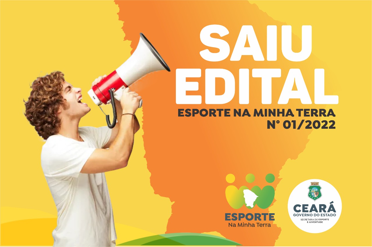 Chamamento Público do Projeto Esporte na Minha Terra: Sejuv divulga Edital Nº 01/2022