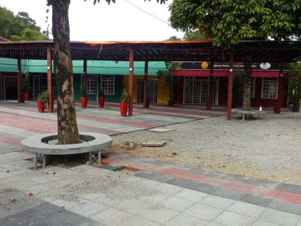 Reforma da praça do teatro de Guaramiranga bate os 90% de execução