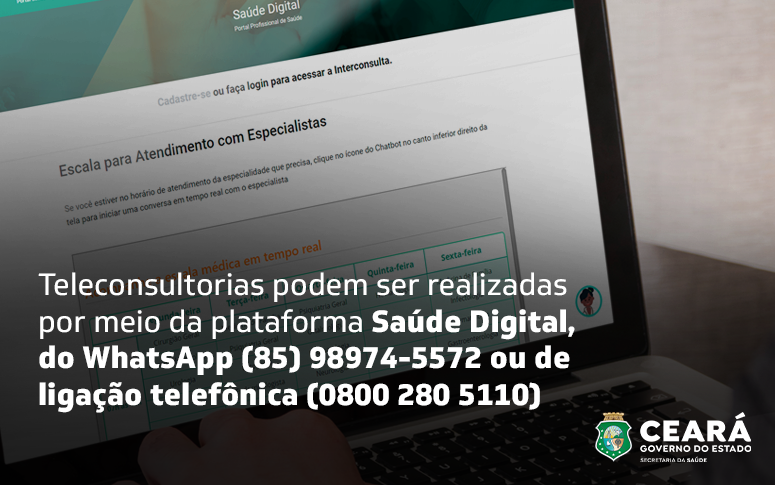 Telessaúde realiza mais de 600 atendimentos em 2021 e evita em 72% o número de encaminhamentos desnecessários