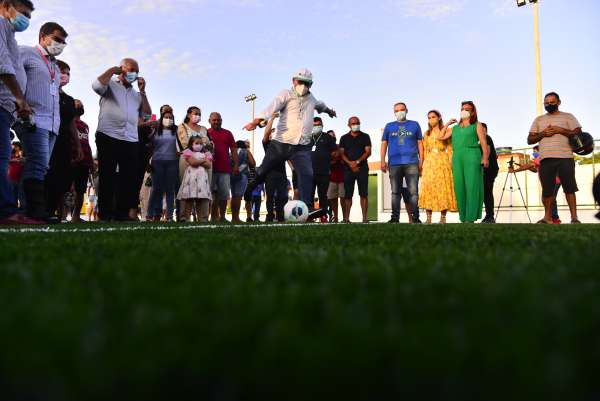 Governo do Ceará inaugura areninha 163 no Interior cearense, em Horizonte