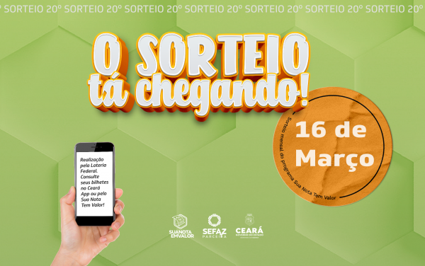 Sua Nota Tem Valor realiza 20° sorteio de R$ 475 mil em prêmios nesta quarta (16)